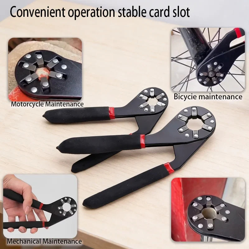 Magic Wrench 6 & 8 Inch Adjustable Hex Multi-Tool Wrench