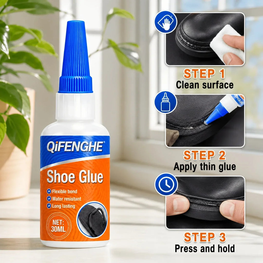 Shoe Glue 30ml – Flexible Waterproof Shoe Repair Adhesive
