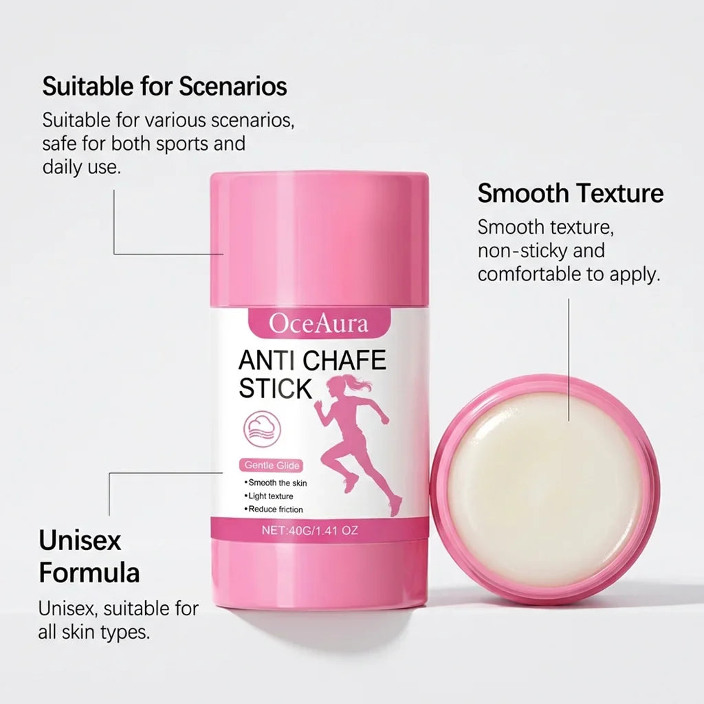 OceAura Anti-Chafe Stick – Moisturizing Skin Barrier 40g