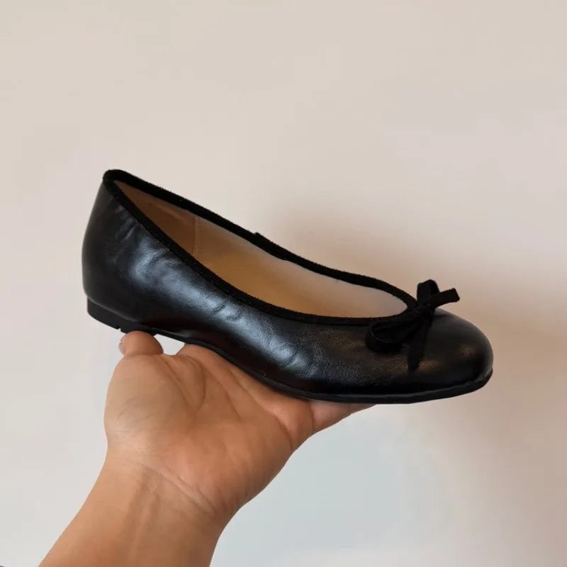 Women's Slip-On Ballet Flats – Soft Round Toe Dress Shoes