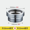Brass Faucet Thread Coupler 1/2" to M16–M28 | Kitchen & Bath