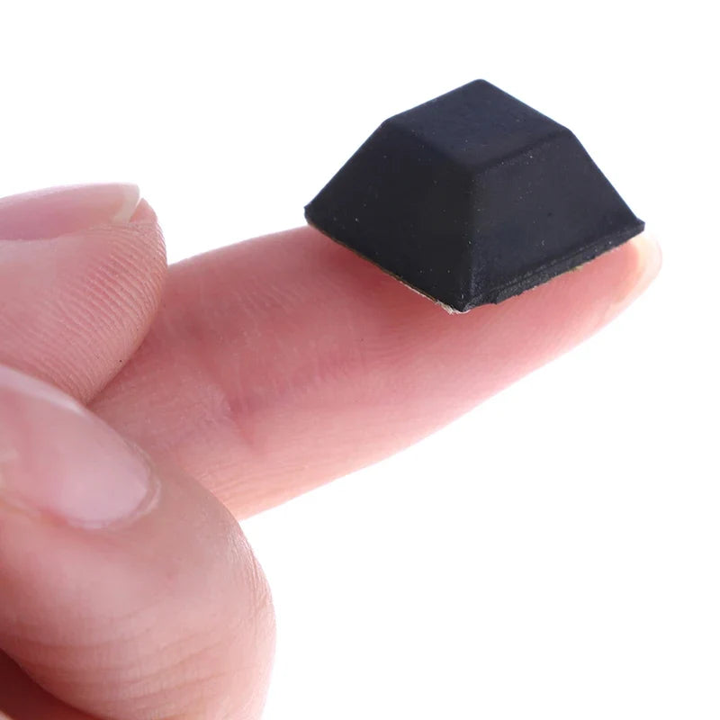40-Pack Square Self-Adhesive Rubber Bumper Pads | Furniture Feet