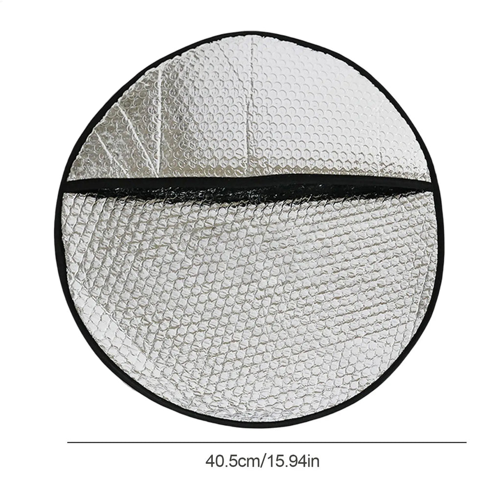 Foldable Aluminum Foil Car Steering Wheel Sun Shade Cover
