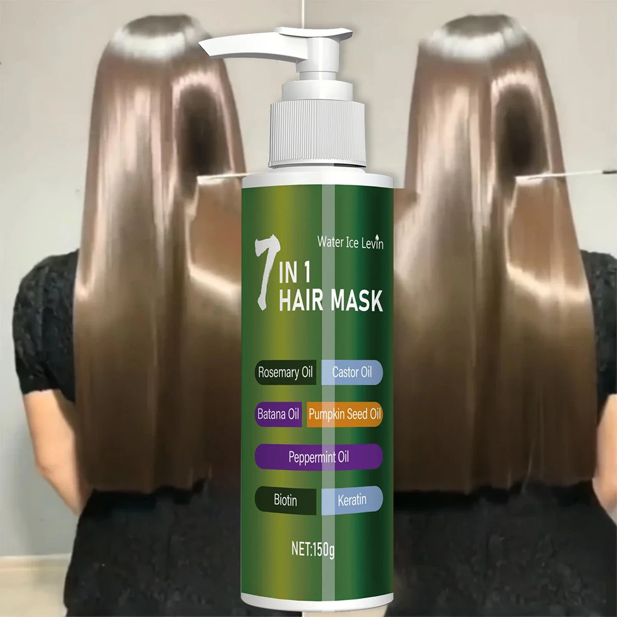 7-in-1 Hair Mask with Rosemary Oil, Castor Oil & Biotin