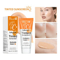 Lakerain Tinted Sunscreen SPF40+ Lightweight UV Foundation Cream