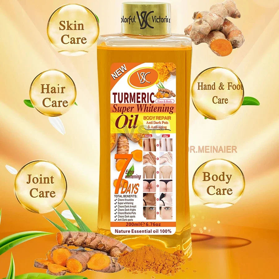 SANENDI Turmeric Essential Oil Face & Body Moisturizer 200ml