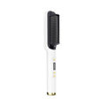 2-in-1 Electric Hair Straightener & Curling Comb LCD Display