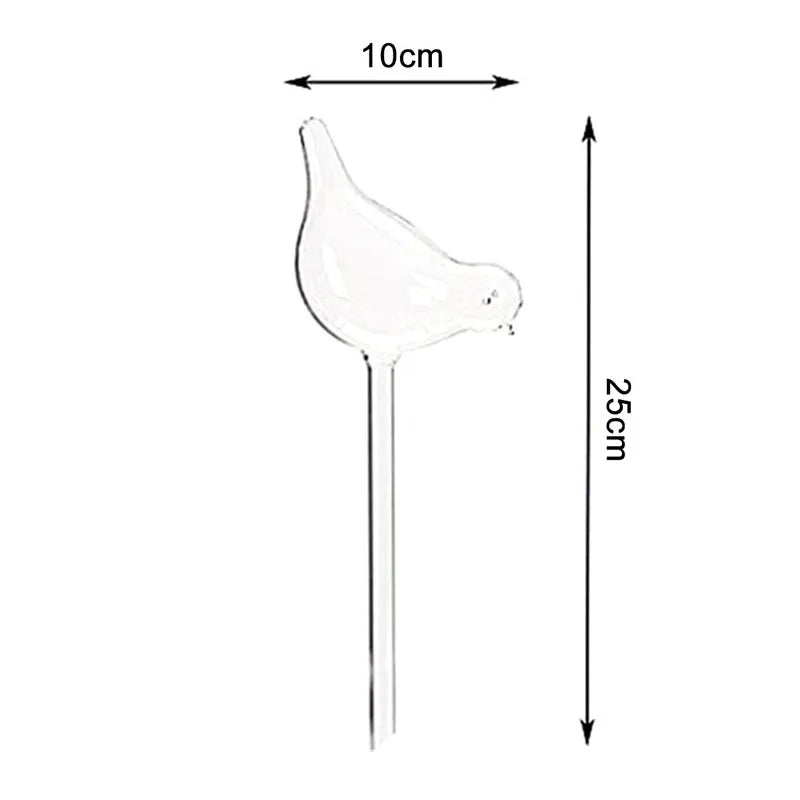 Bird-Shape Self Watering Globe – Clear Plant Waterer Bulb