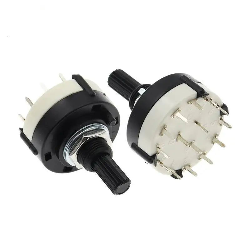 RS26 Rotary Band Selector Switch | 1–4 Pole, 3–12 Position PCB