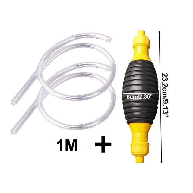 Manual Hand Fuel Siphon Pump – Gas, Diesel & Liquid Transfer