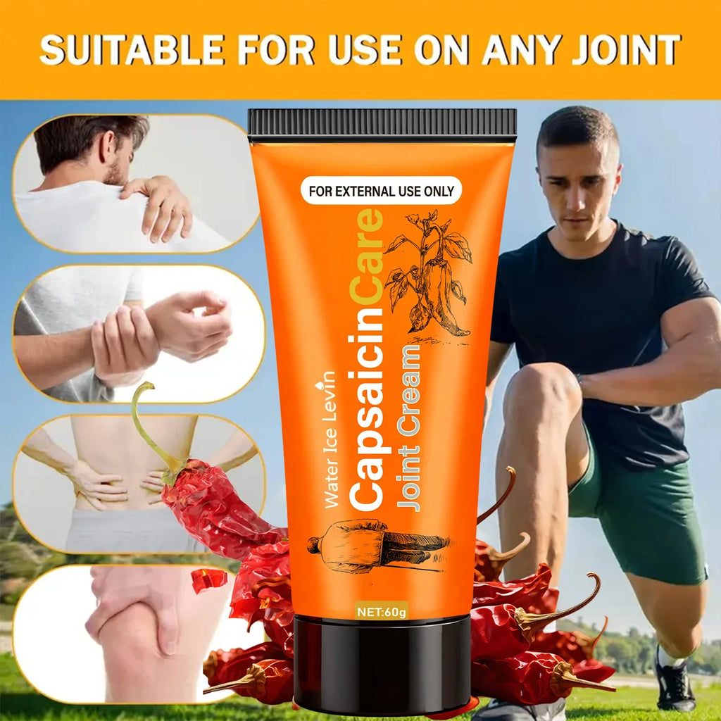 Capsaicin Joint Cream with Glucosamine & Vitamin C | 60g