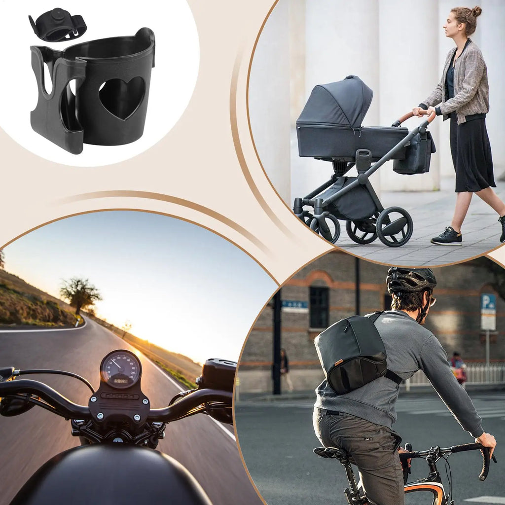 Universal Baby Stroller Cup Holder Phone Stand Drink Pram Bike