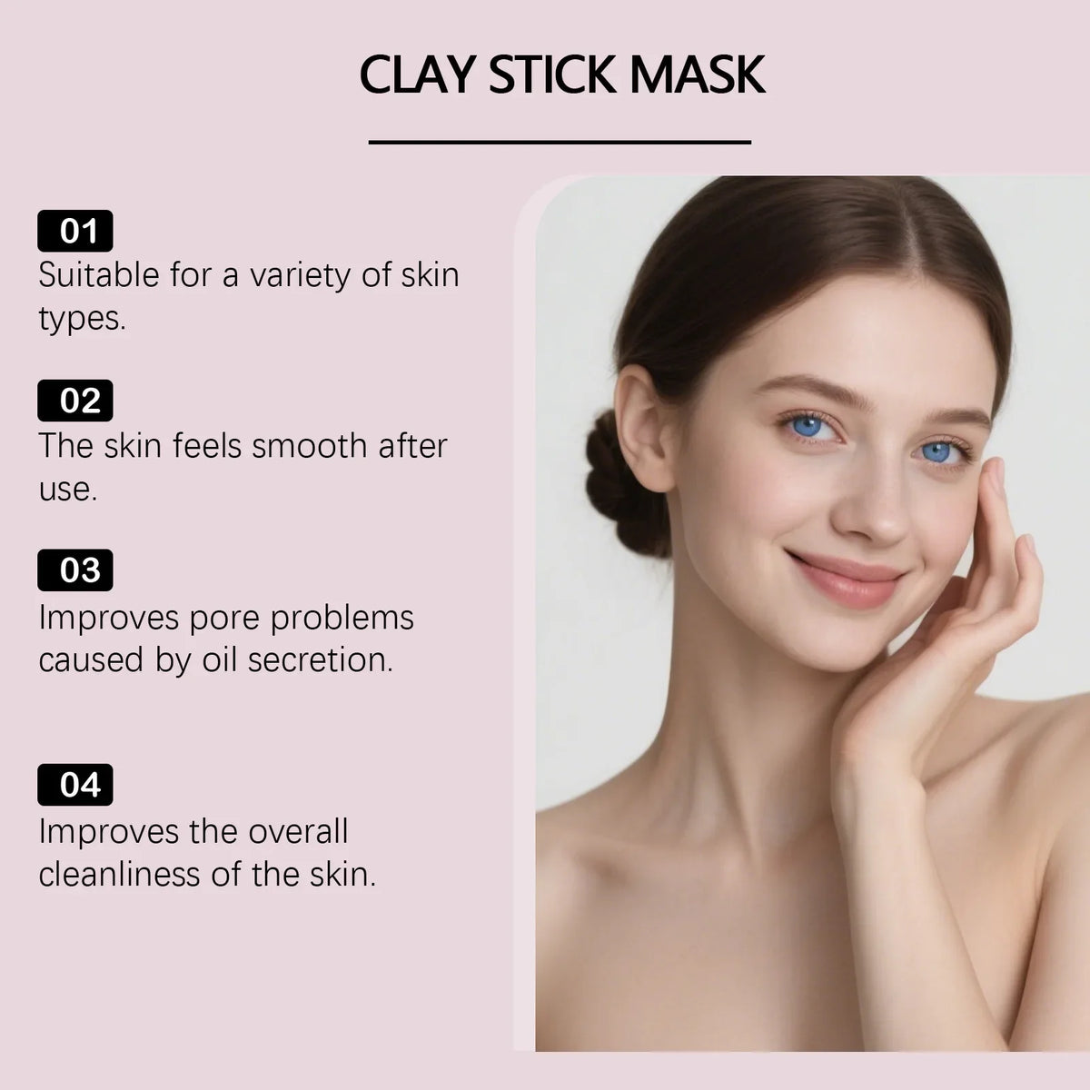 Centella Asiatica Clay Mask Stick – Pore Cleansing & Moisturizing