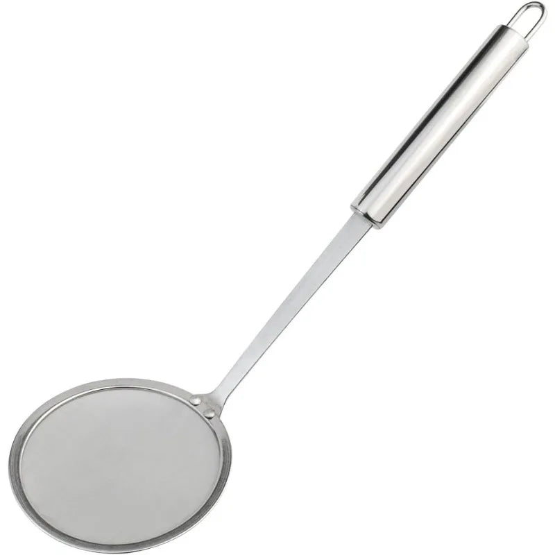 304 Stainless Steel Skimmer Spoon – Fine Mesh Oil Strainer