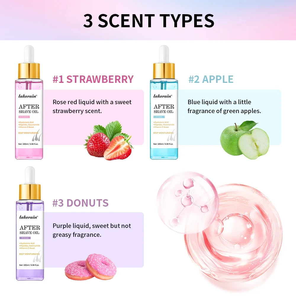 Strawberry After Shave Oil – Moisturizing Post-Shave Skin Oil