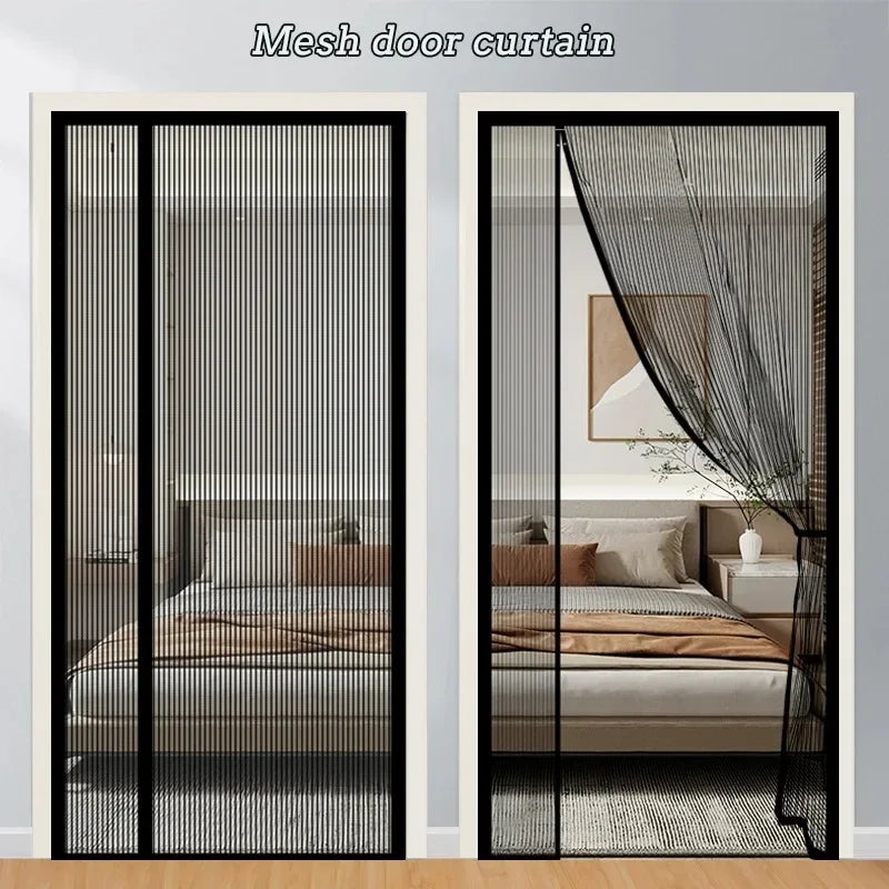 Magnetic Mosquito Net Door Curtain – DIY Self-Adhesive Screen