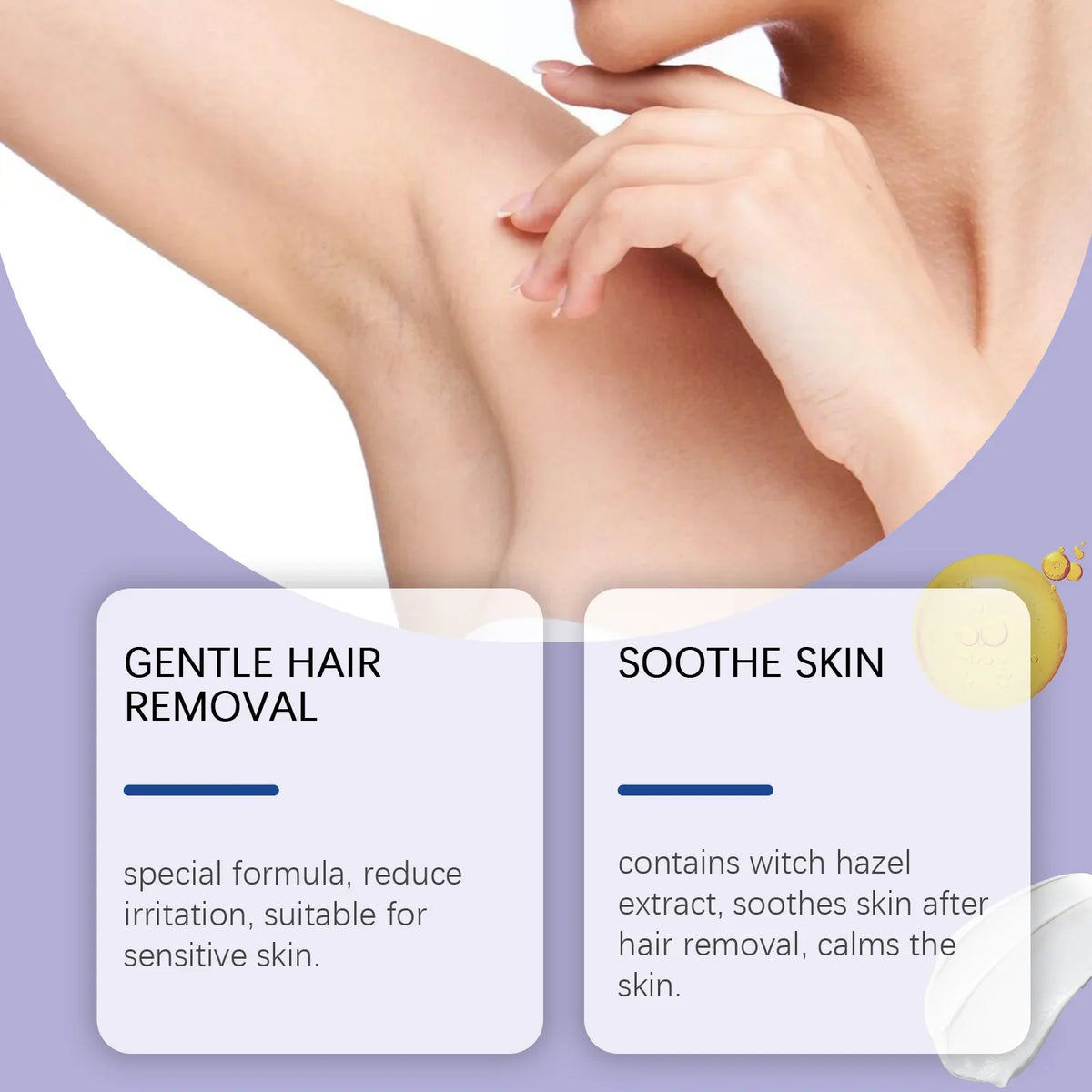 Jaysuing Gentle Body Depilatory Cream – Legs, Arms & Bikini