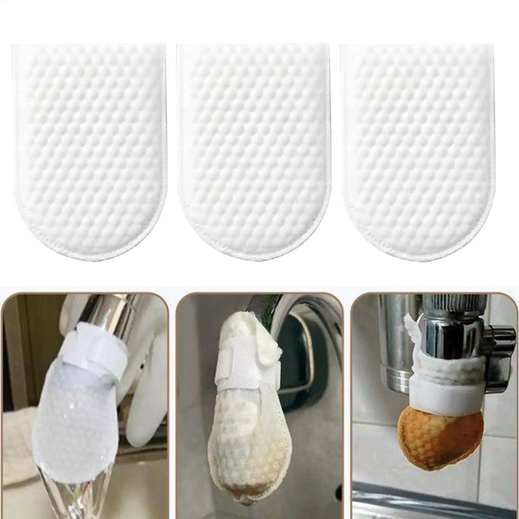 Cotton Faucet Filter Bags 30-Pack – Splash-Proof with Strap