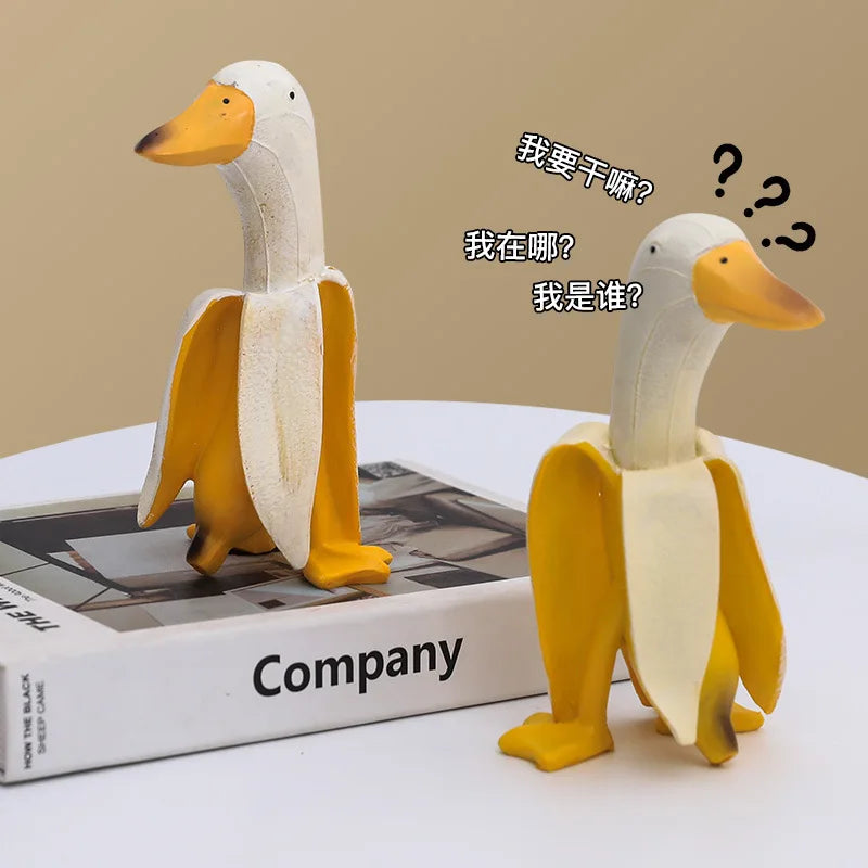 Creative Art-banana Duck Art Banana Home Decor Desk