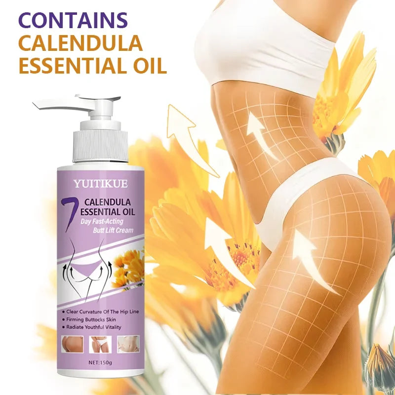 YUITIKUE Butt Lift Firming Cream 150g – Calendula, Collagen & Retinol