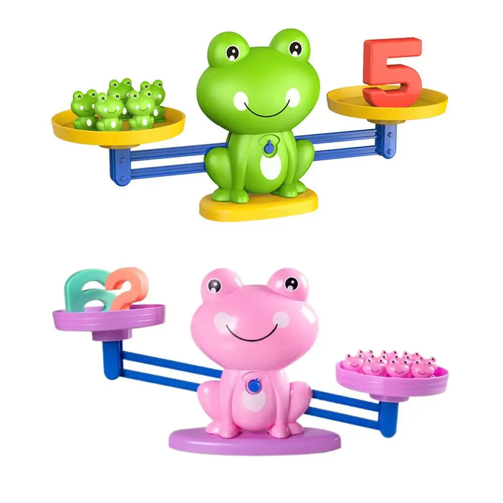 Frog Math Balance Scale | Montessori Counting Toy Ages 3–6