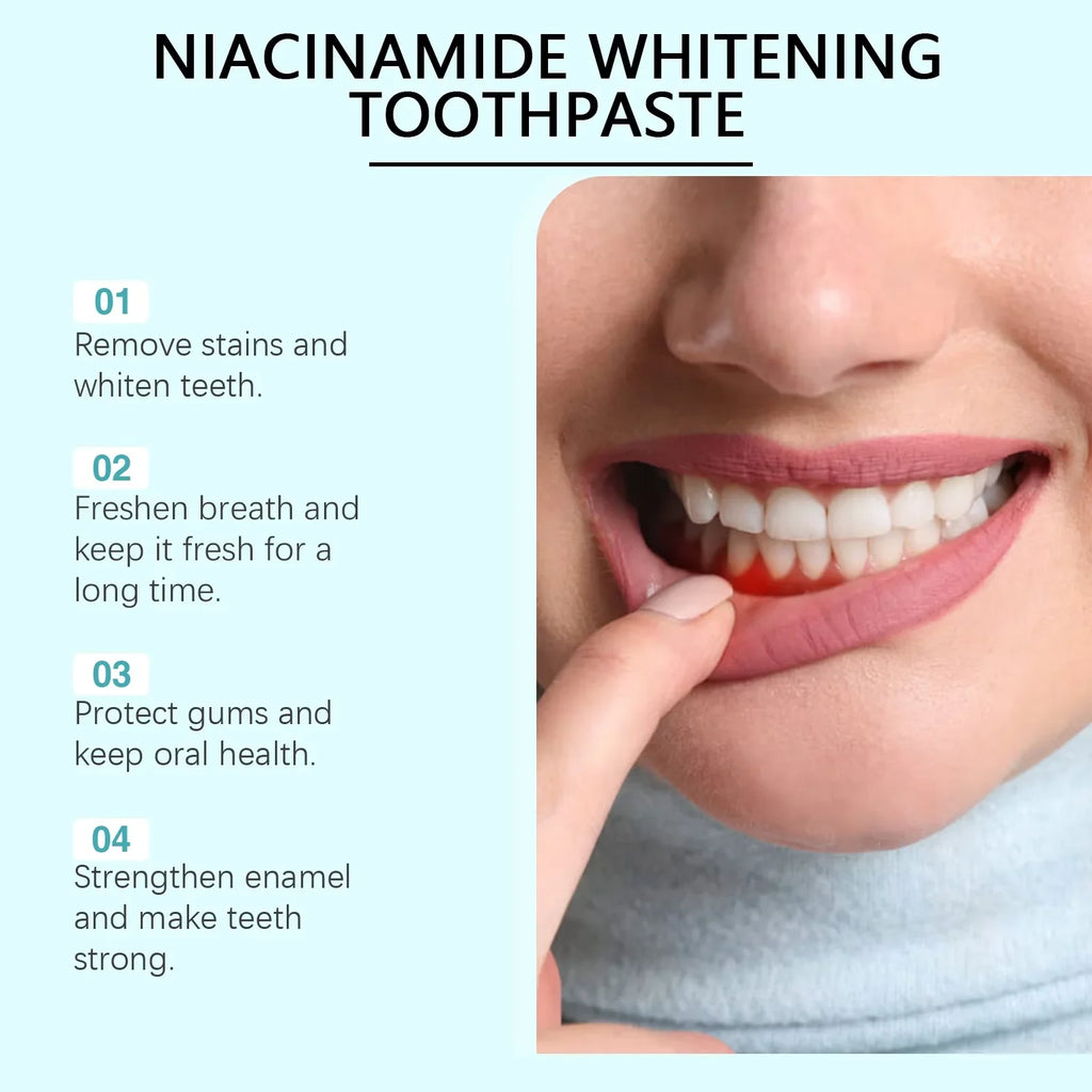 Oralhoe Niacinamide Whitening Toothpaste | Plaque & Stain Removal