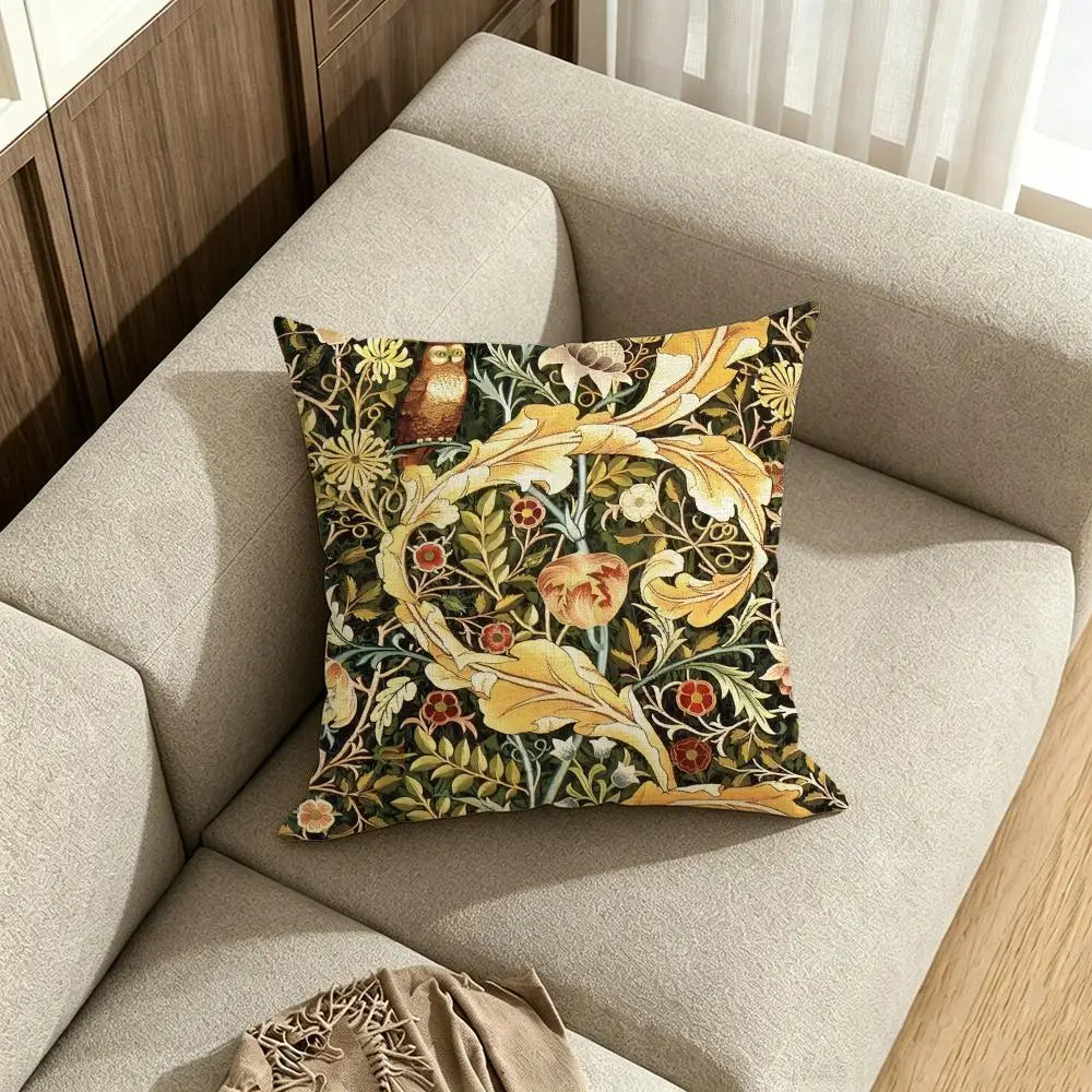 William Morris Linen Cushion Cover – Sofa, Bed & Chair Décor