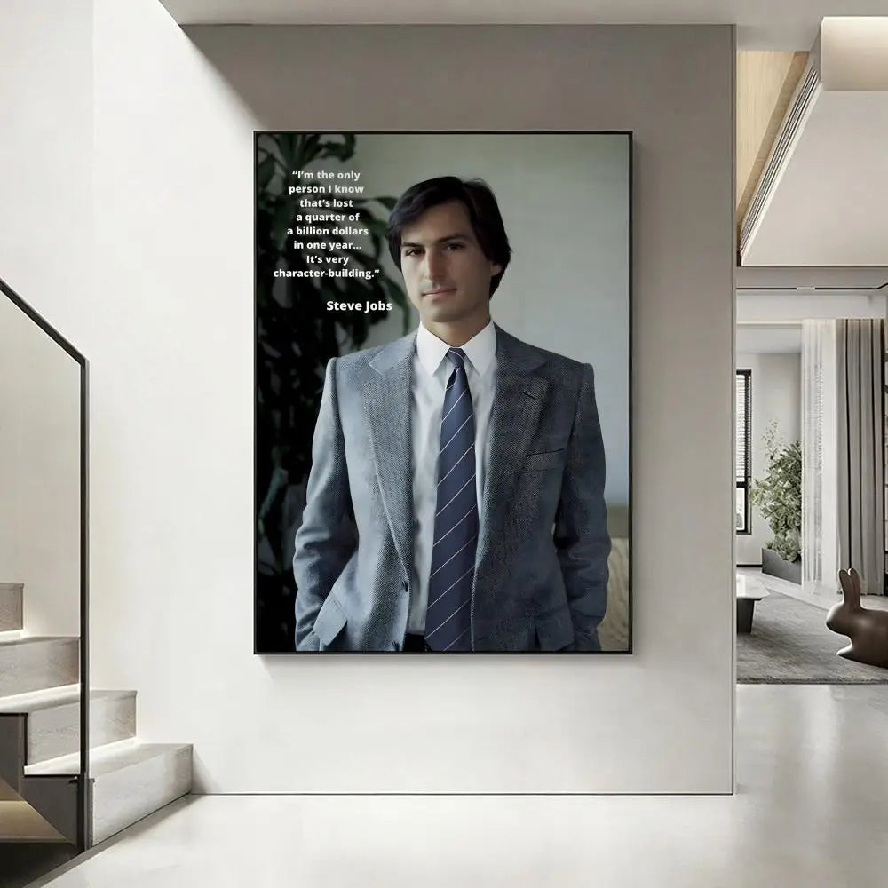 Steve Jobs Quote Poster – HD Waterproof Sticky Wall Art Decor