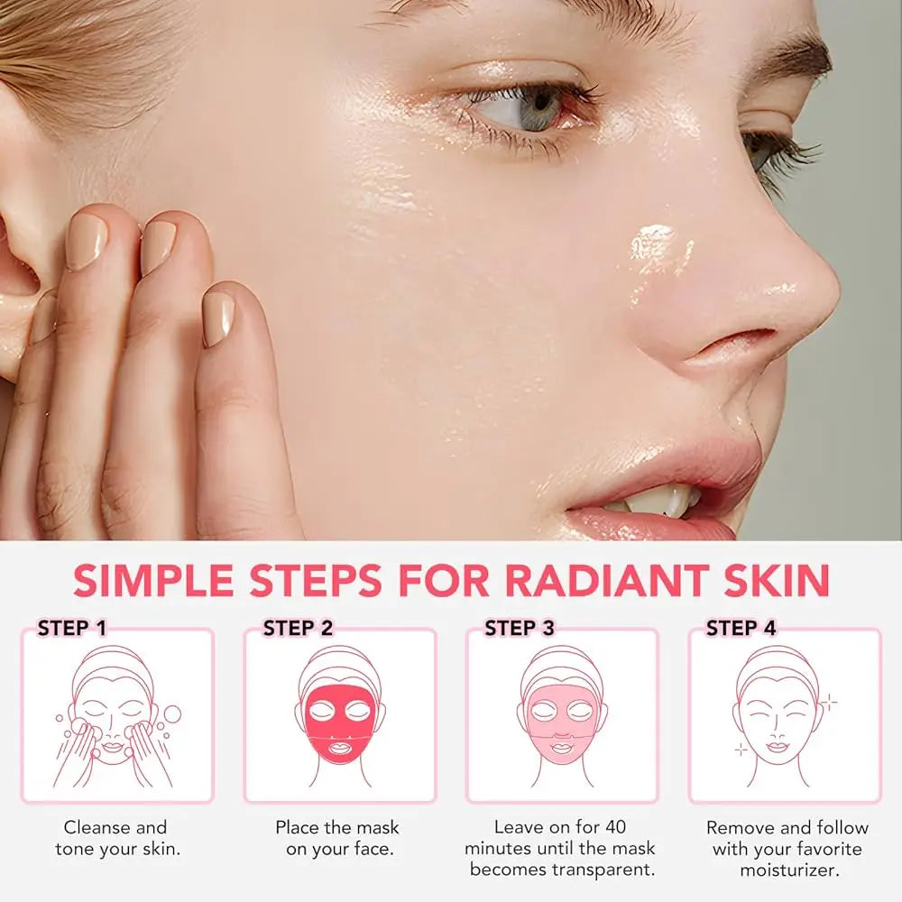 SADOER Seaweed Collagen Crystal Gel Face Mask – 5 x 30ml