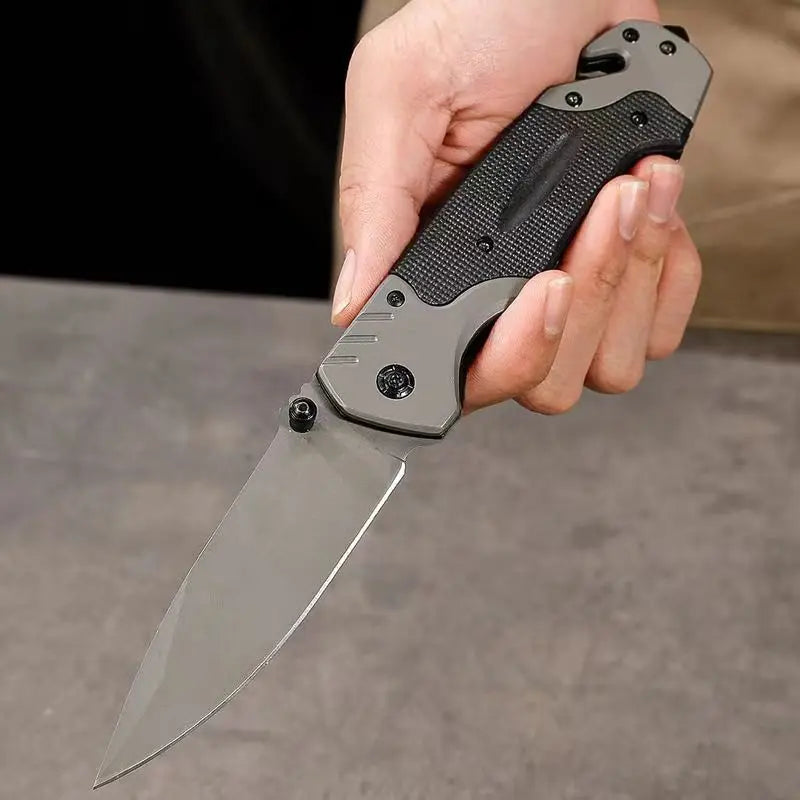 Stainless Steel Folding Pocket Knife – Camping & Outdoor EDC
