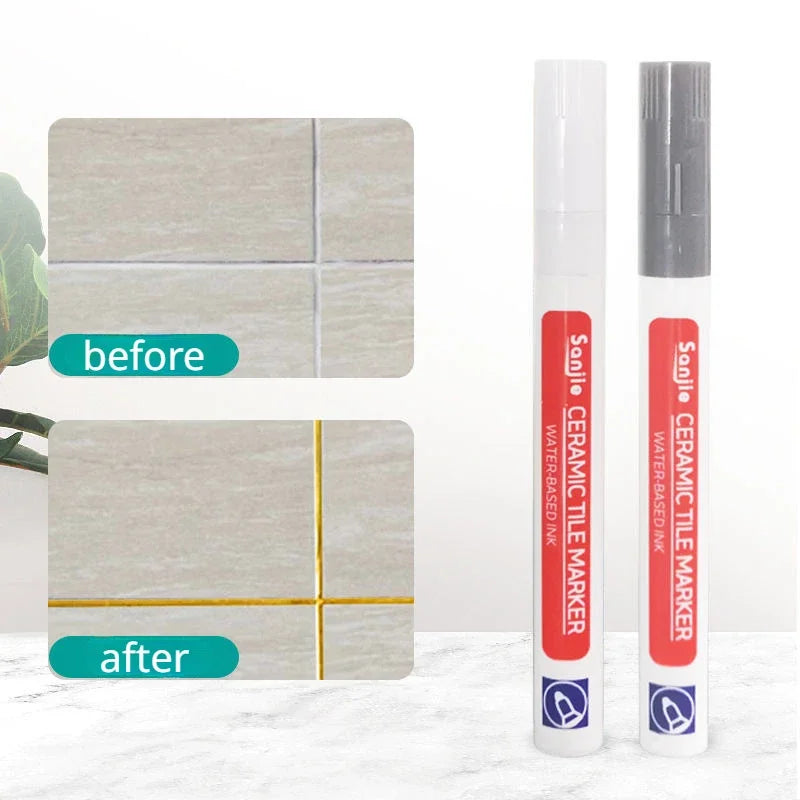 Tile Grout Repair Pen – Waterproof Seam Marker Set (2 Pack)