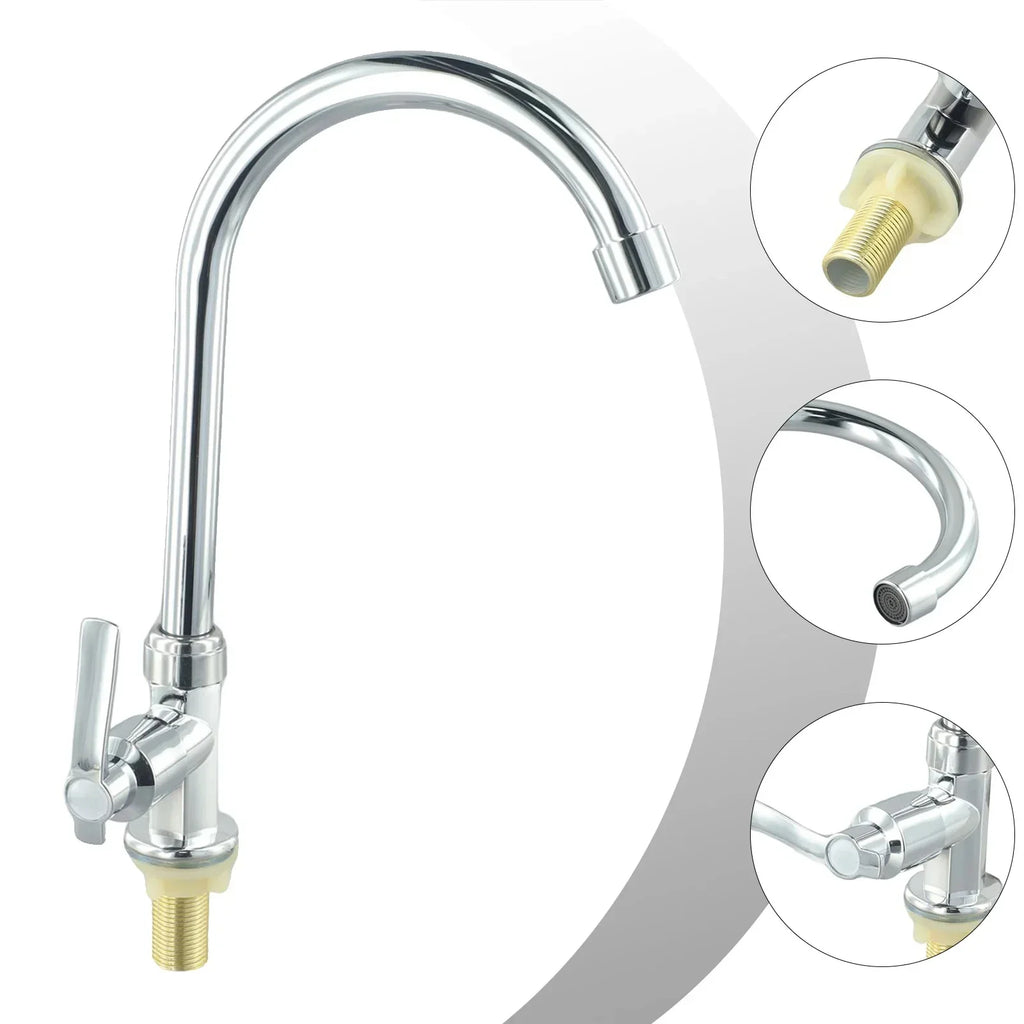 Single Lever Cold Water Kitchen Sink Faucet | Deck Mounted Tap