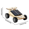 Solar Powered Wooden DIY Lunar Rover STEM Kit for Kids Ages 6–12