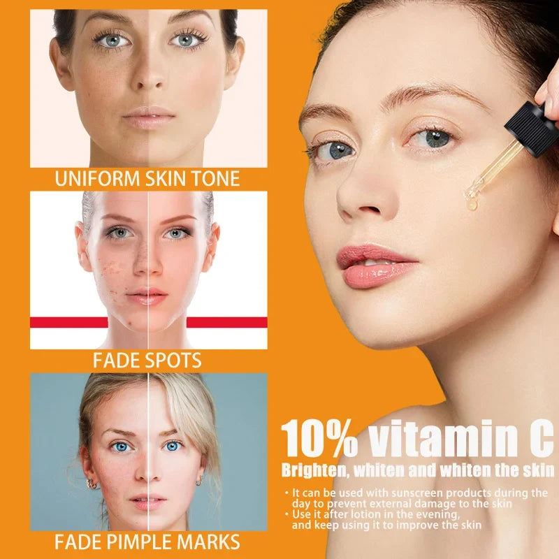 Vitamin C Face Serum – Hyaluronic Acid, Dark Spot & Brightening