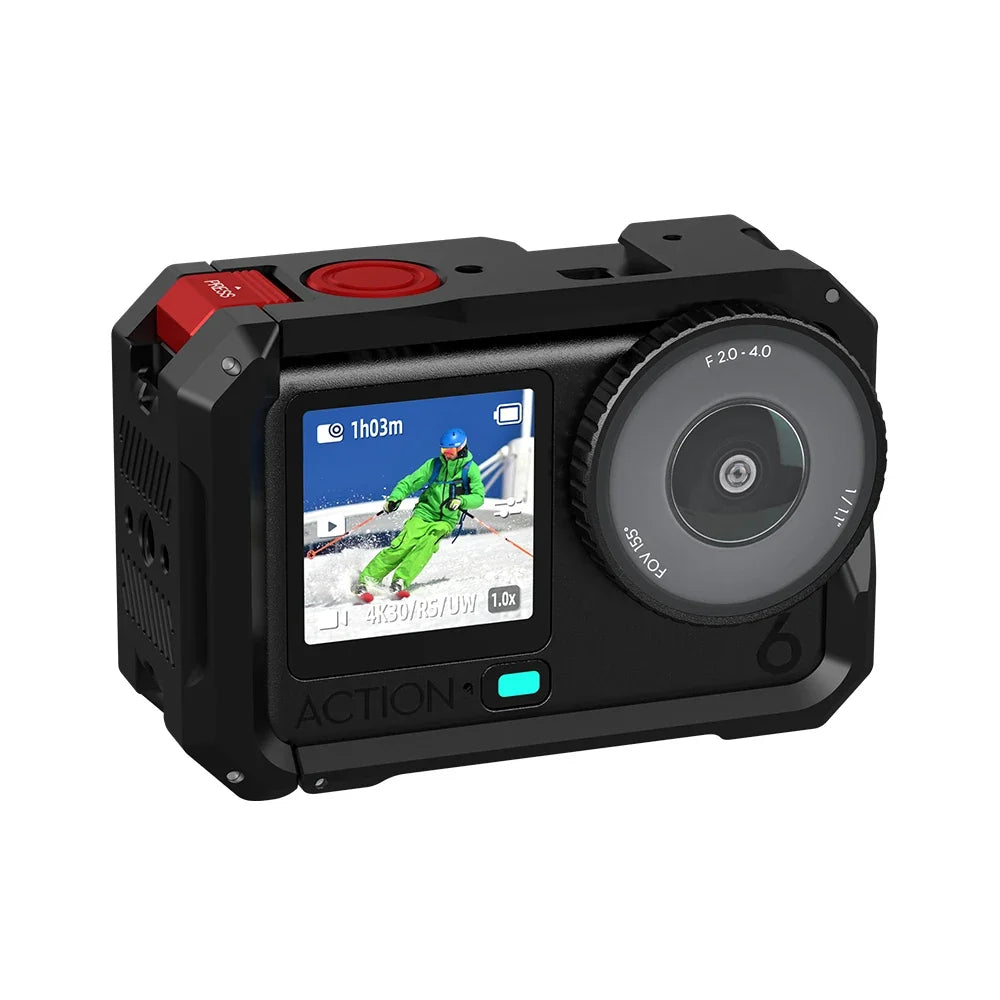 Aluminum Rabbit Cage Frame for DJI Osmo Action 6 Camera