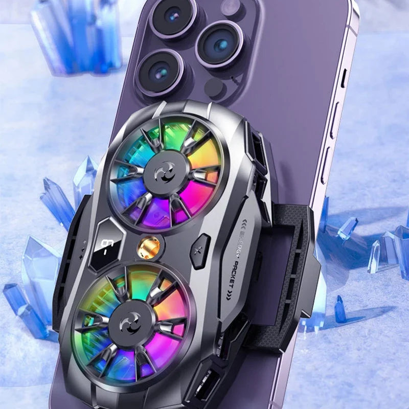 Phone Cooler Gaming Portable Fan Cool Mobile Cooling Magnetic