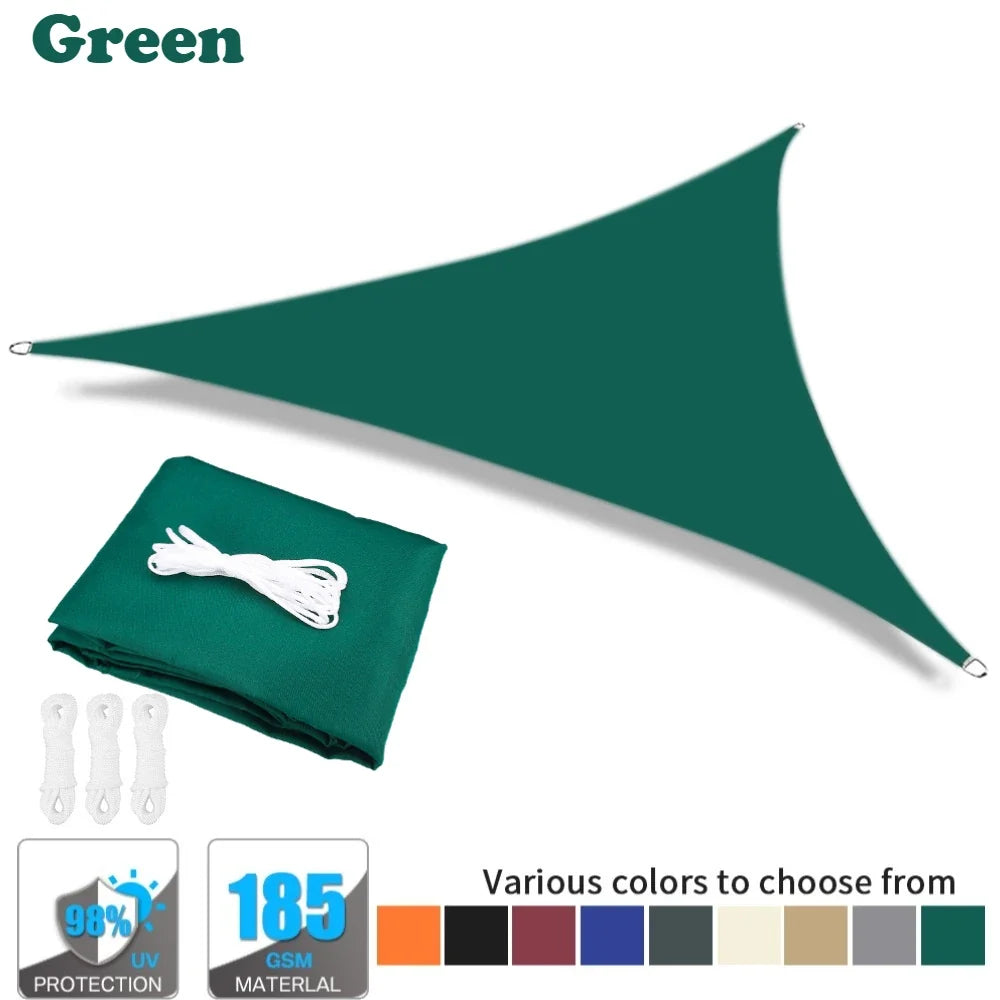 Triangle Sun Shade Sail – 98% UV Block Outdoor Canopy Cover