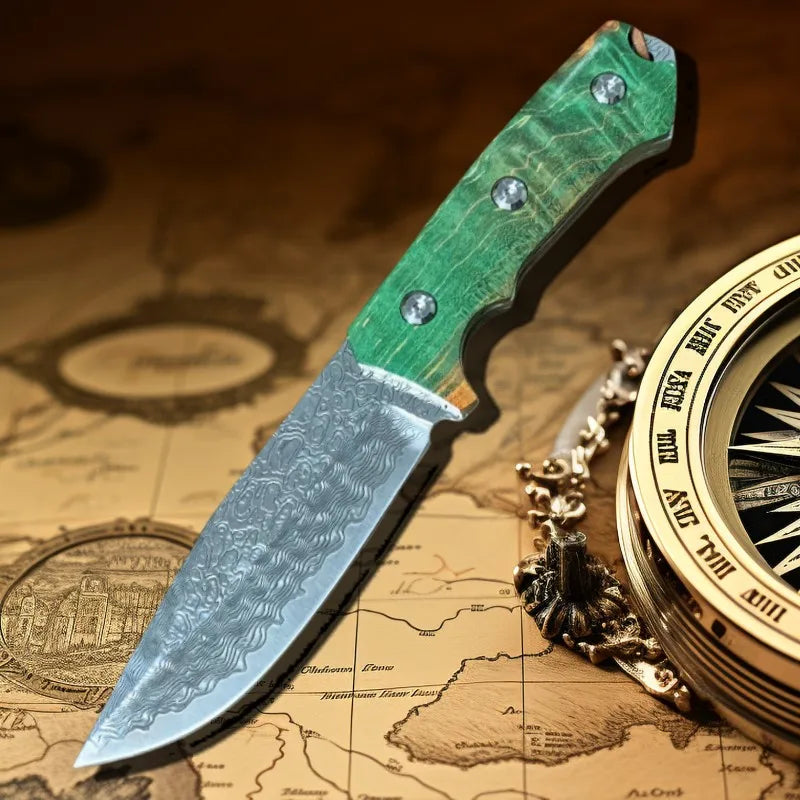 Damascus Steel Boning Knife – Hand-Forged VG10 Chef's Knife