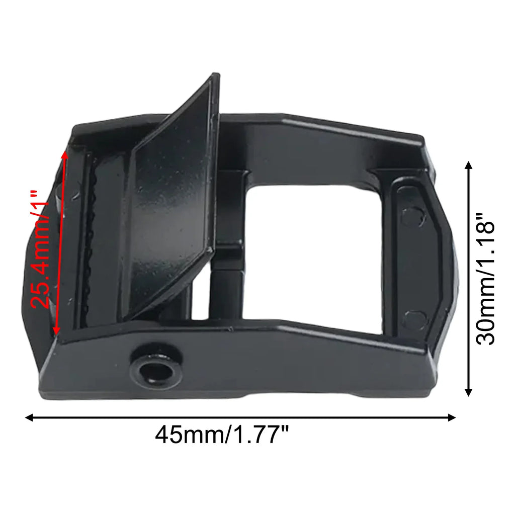 5-Pack 25mm Zinc Alloy Cam Buckles – Cargo Tensioner Straps
