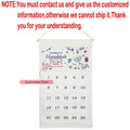 Personalised Hanukkah Countdown Calendar | Festive Wall Decor