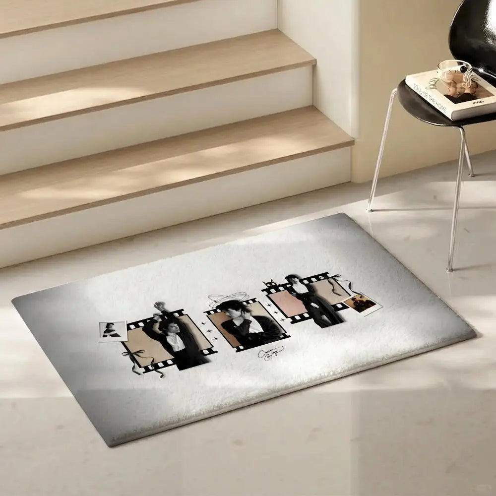 Conan Gray Fan Flannel Floor Mat – Non-Slip Soft Indoor Rug