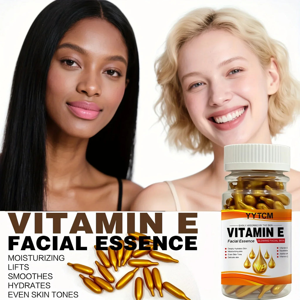 Vitamin E Capsule Essence – Squalane & Vitamin C | 90 Caps