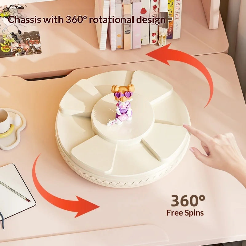 Rotating Multi-Tier Acrylic Display Stand for Collectibles