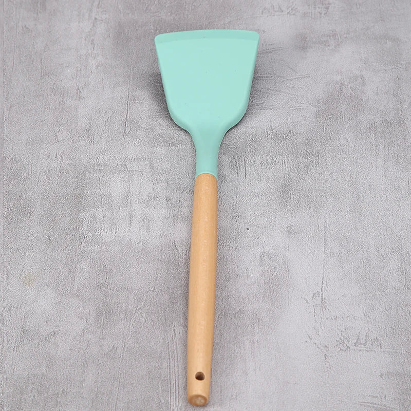 Silicone Spatula Set – Wide Pizza Shovel & Kitchen Scraper