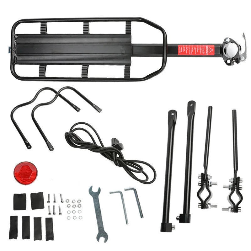 Aluminum Alloy Bike Rear Rack – Quick-Release Cargo Carrier