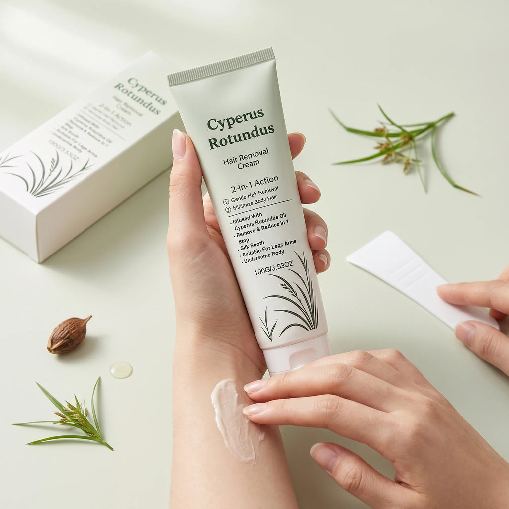 Cyperus Rotundus Hair Removal Cream – Gentle Depilatory 100g
