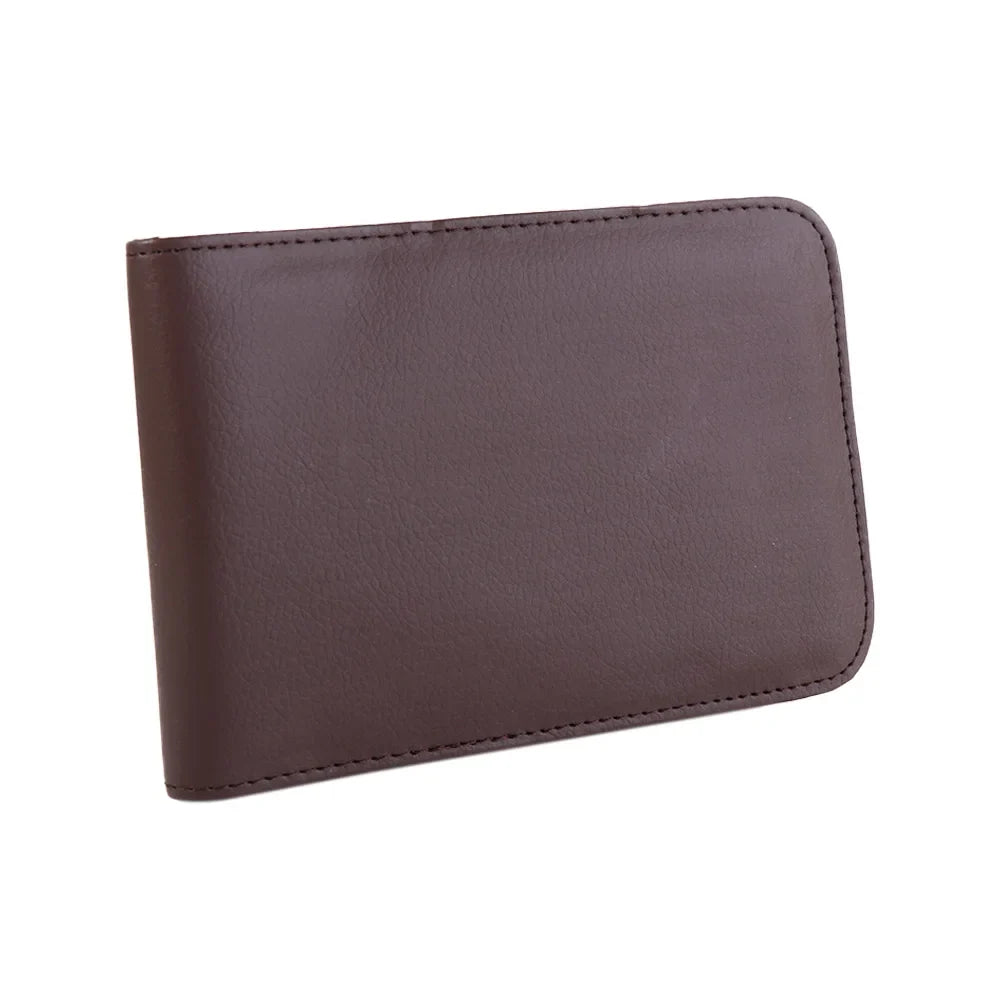 Faux Leather Zipper Pen Case – 12-Pen Organizer Holder