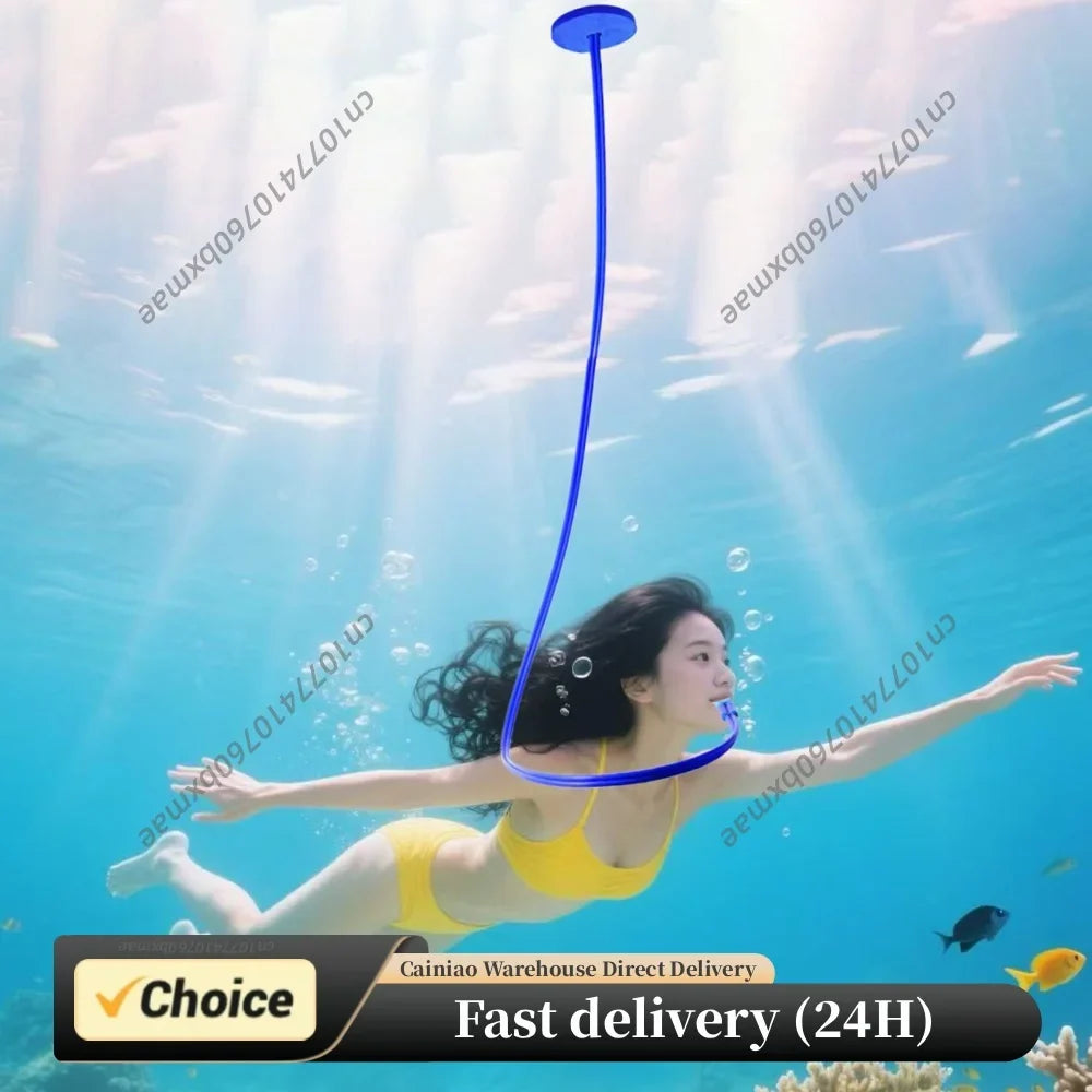 Diving Snorkel Breathing Tube Easy Carry Dry Underwater Snorkeling