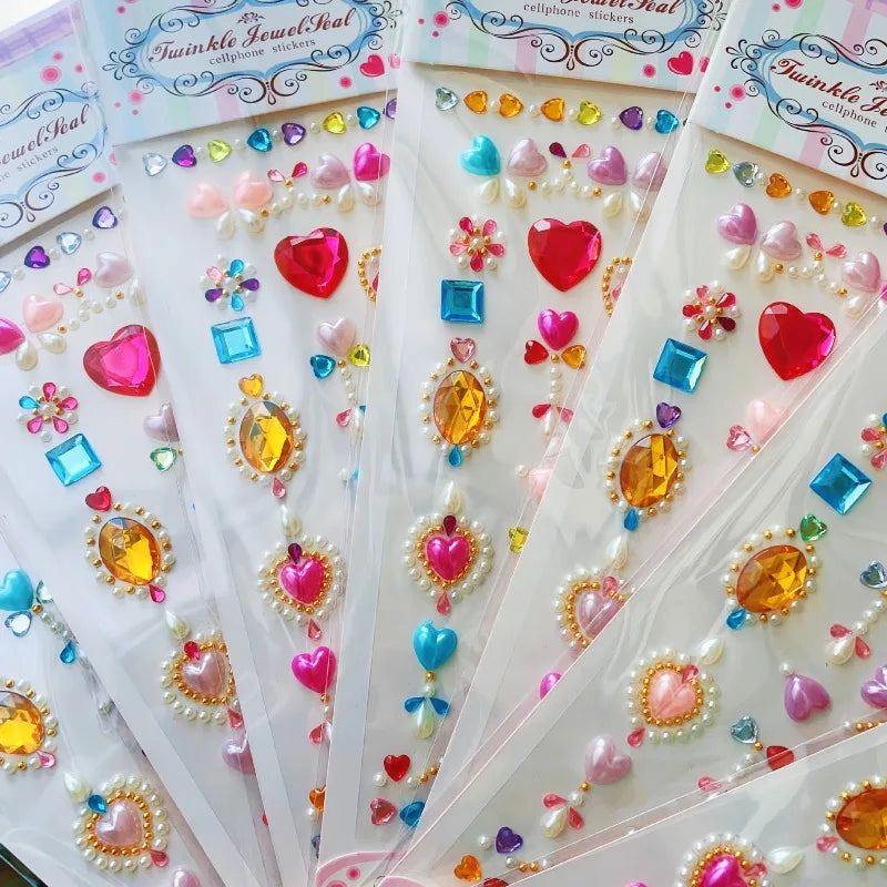 Acrylic Crystal Gem Face Stickers – DIY Makeup & Performance