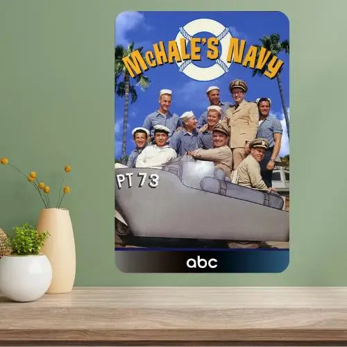 McHale's Navy Classic TV Show Metal Poster Sign | Retro Decor